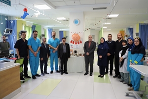 بازدید نوروزی عضو هیئت رئیسه دانشگاه علوم پزشکی تهران از مجتمع بیمارستانی امیراعلم و بیمارستان کودکان حکیم