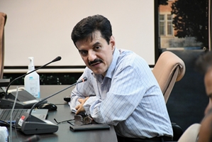 سیزدهمین جلسه پروژه هوشمندسازی مجتمع بیمارستانی امام خمینی (ره)‌ با حضور جناب آقای دکتر ماشااله ترابی
